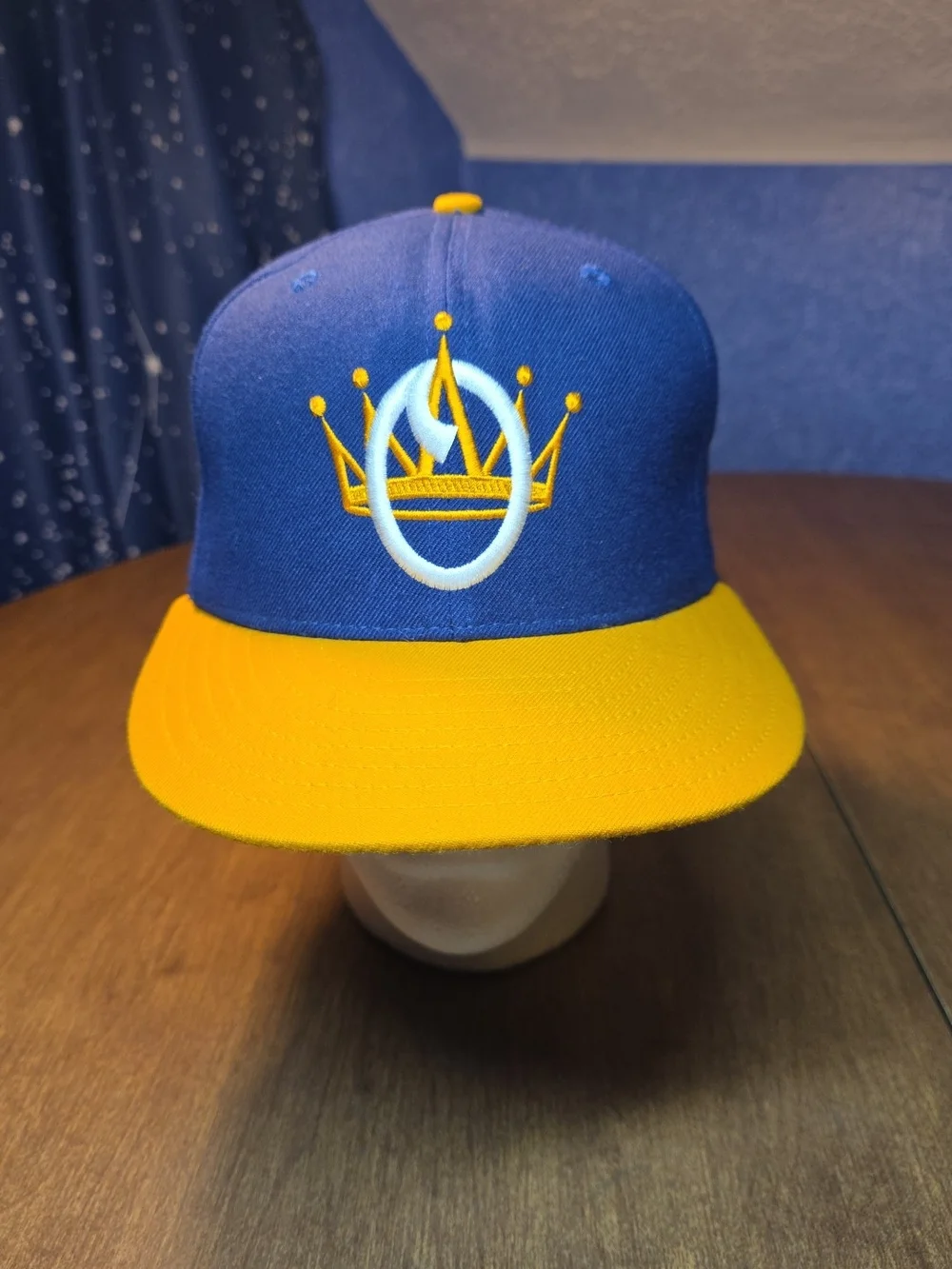 Vintage New Era 5950 1990s Omaha Royals Minor League 7 1/4 Fitted Wool Hat Cap